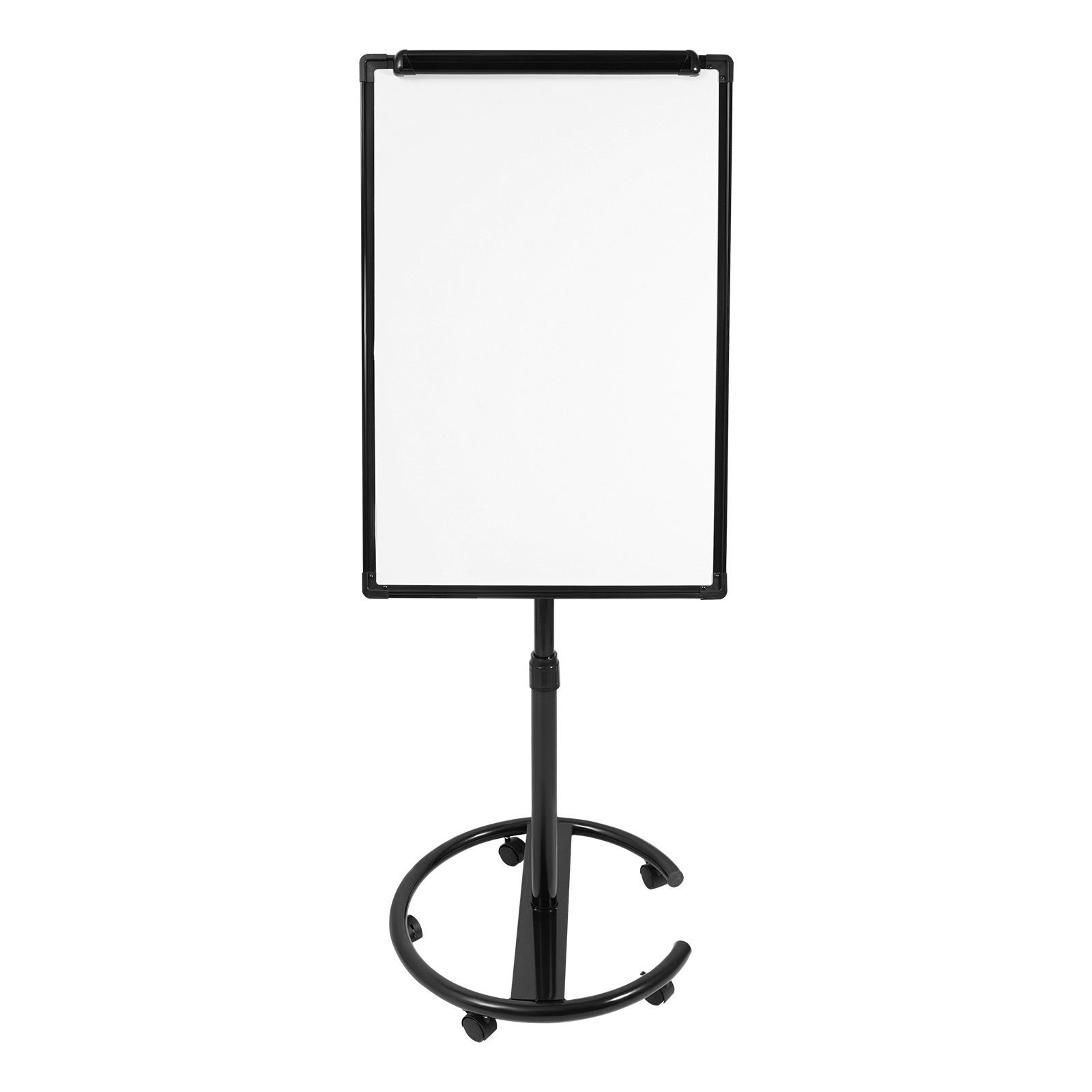 24×36″ Magnetic Whiteboard Dry Erase Board w/ Wheels 107-200cm Height Adjustable
