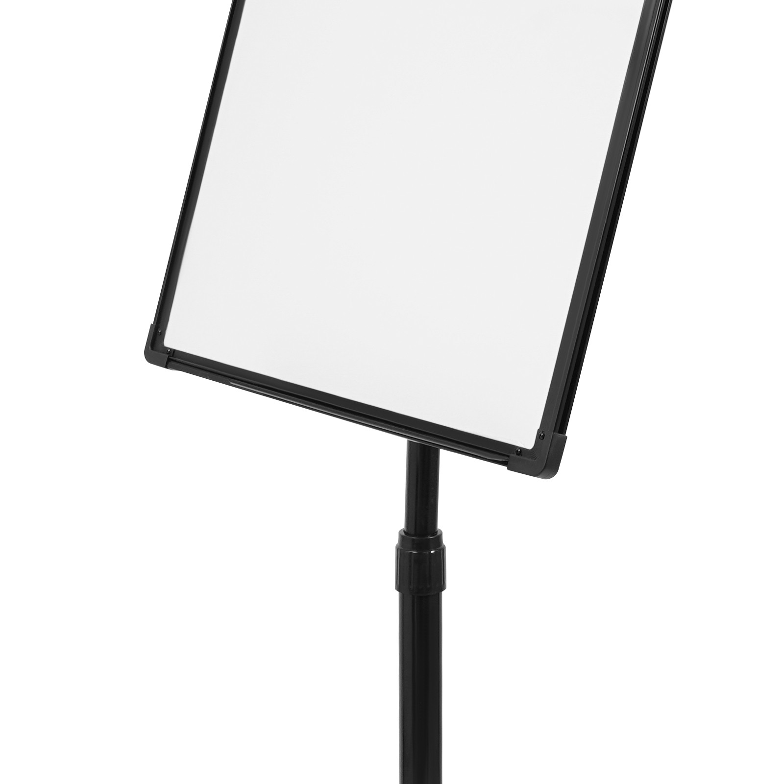 24×36″ Magnetic Whiteboard Dry Erase Board w/ Wheels 107-200cm Height Adjustable