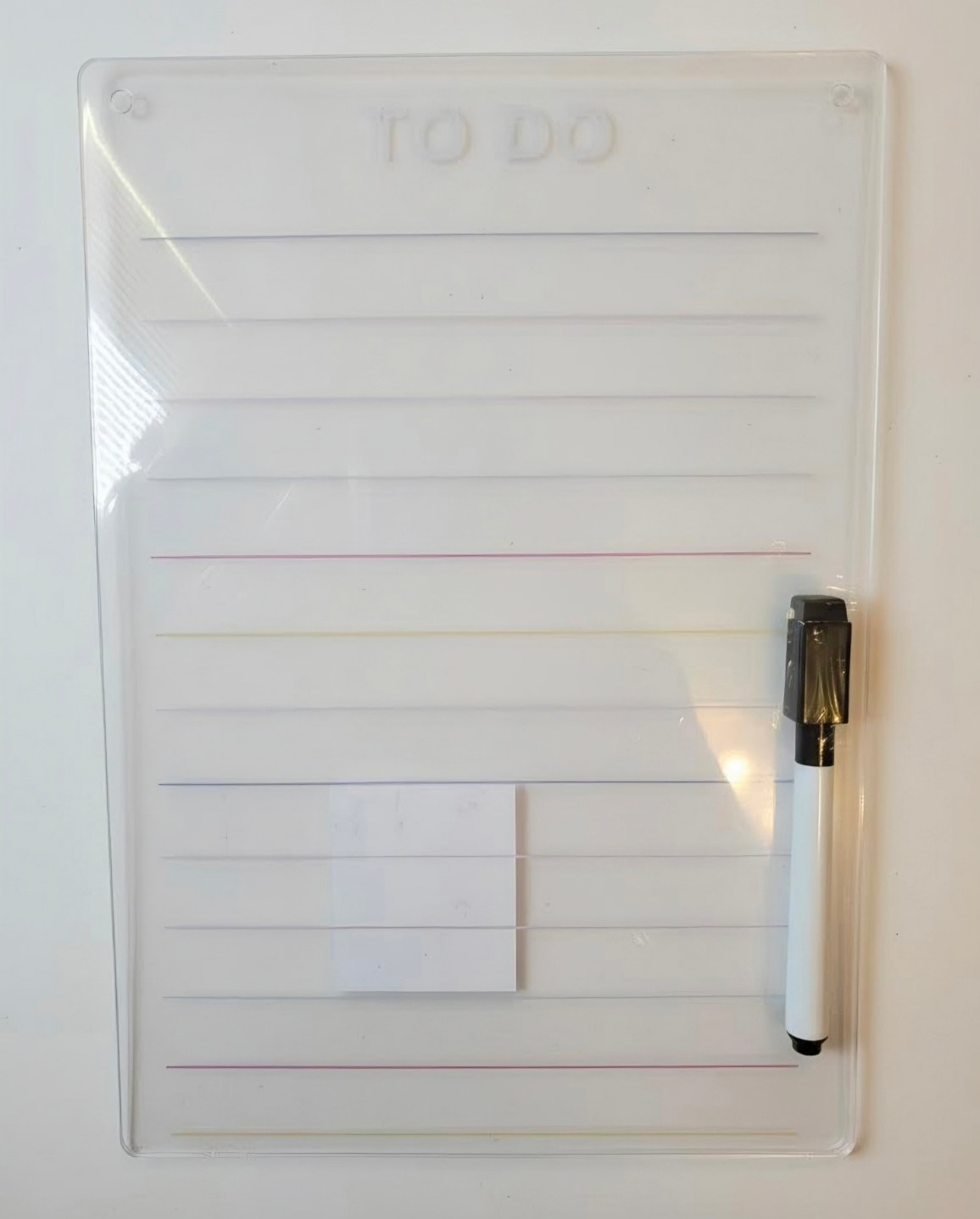 1 count dry erase To Do planner – stripes includes 1 dry erase marker