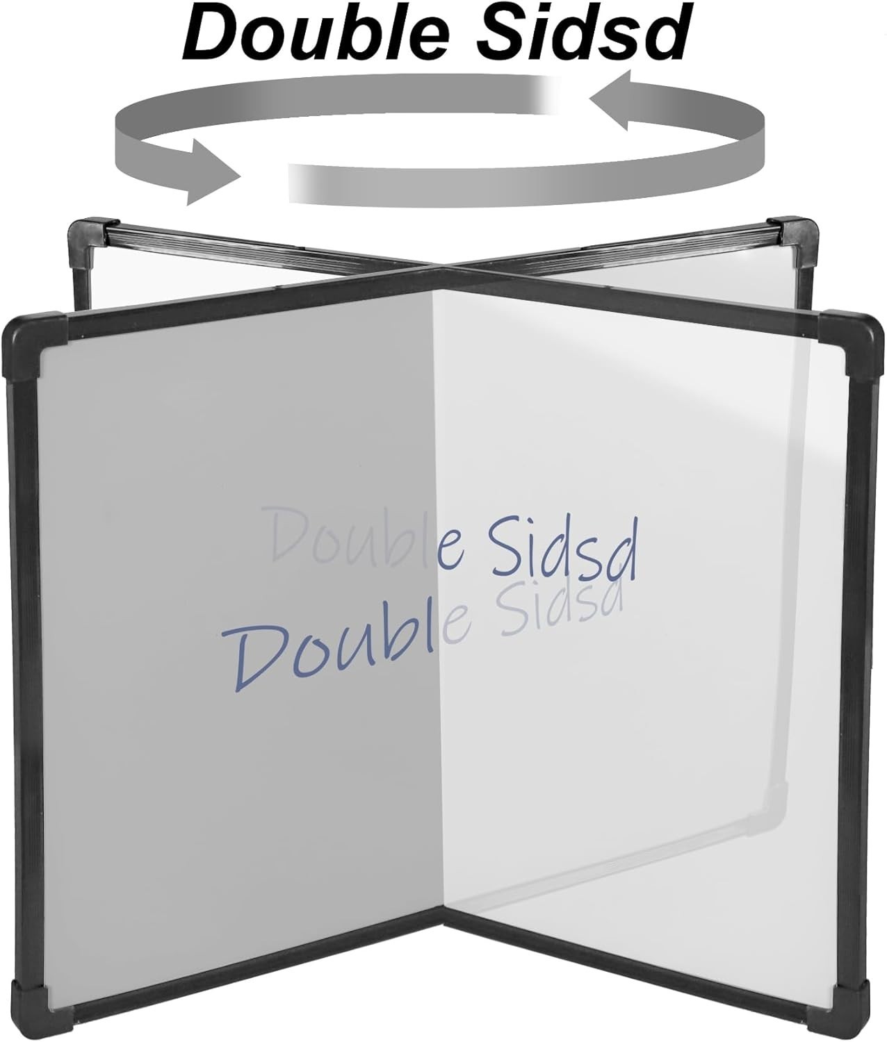Double-Sided Small White Board Dry Erase, 11″ x 7″ Mini Hanging Dry Erase Boa…