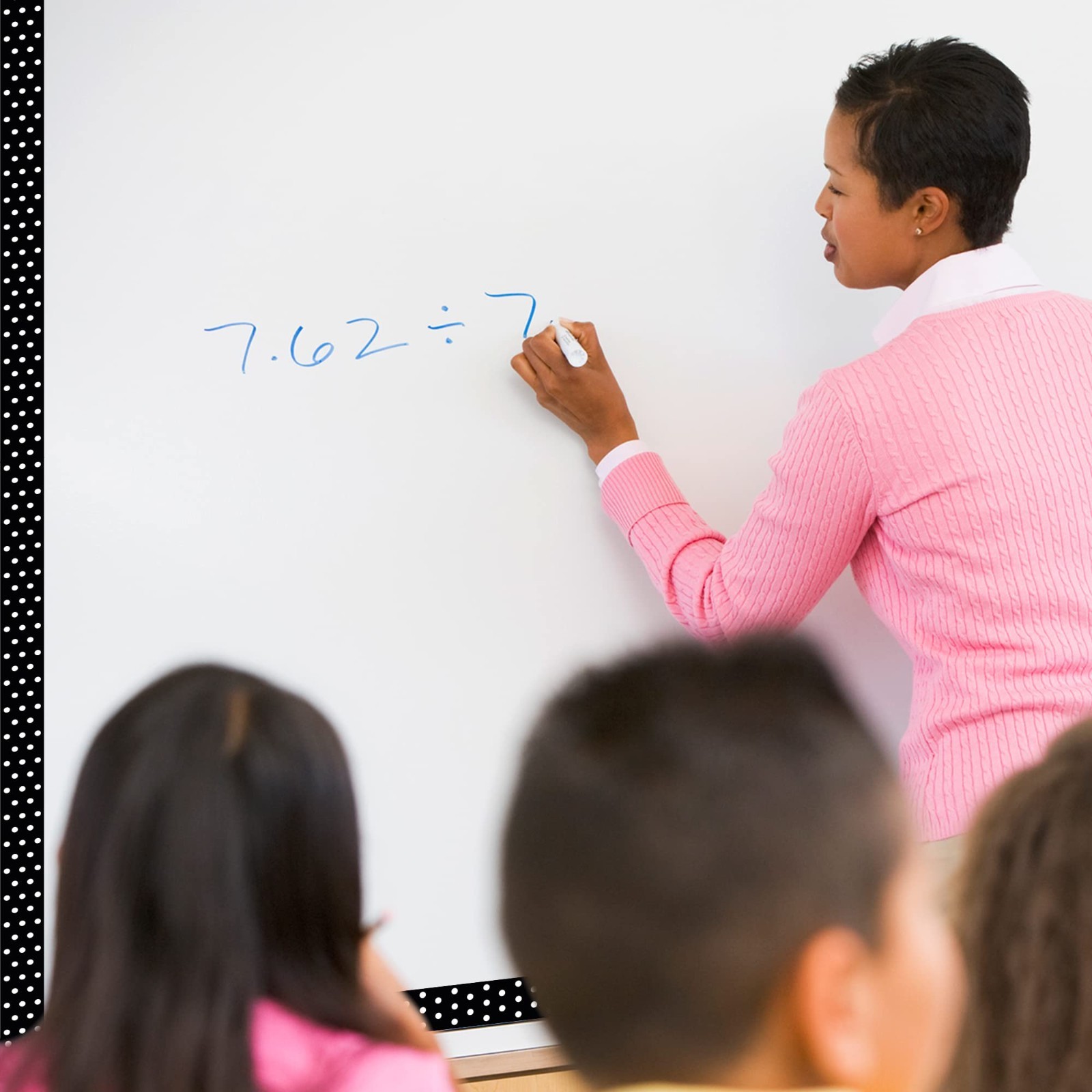 Magnetic Classroom Borders – 12 Strips, 24ft, 4 Designs, Polka Dot & More