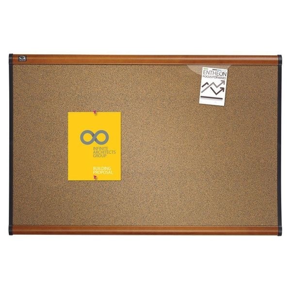 Quartet B243lc-24 Bulletin Board, Cork, 24H X 36W In