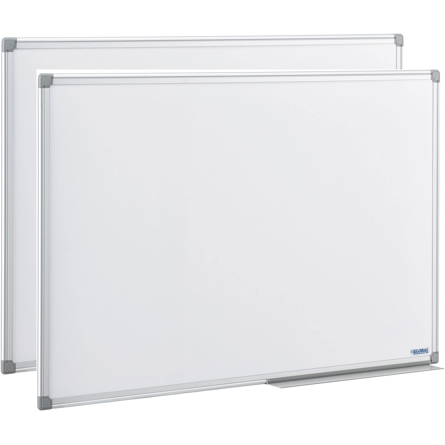 36″W x 24″H Double Sided Melamine Dry Erase Whiteboard 2/Pk