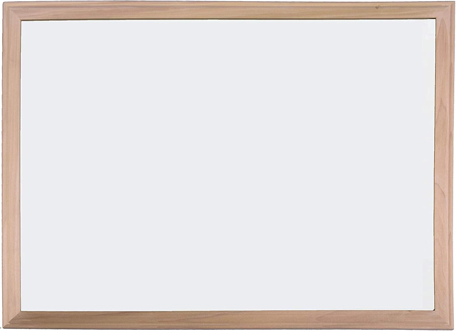 Dry Erase Whiteboard 24 x 36 in Magnetic White Wood Framed Board for Wall