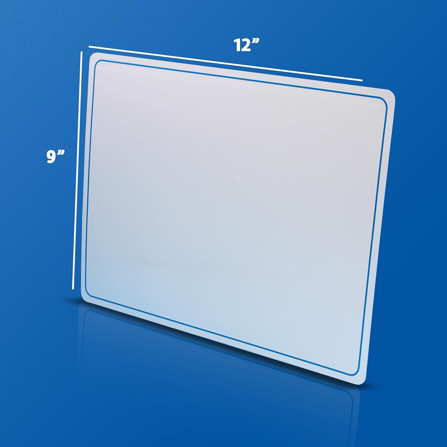 Magnetic Plain Learning Mats 24 Pack 9×12 Two Sided Blank Dry Erase Sheets