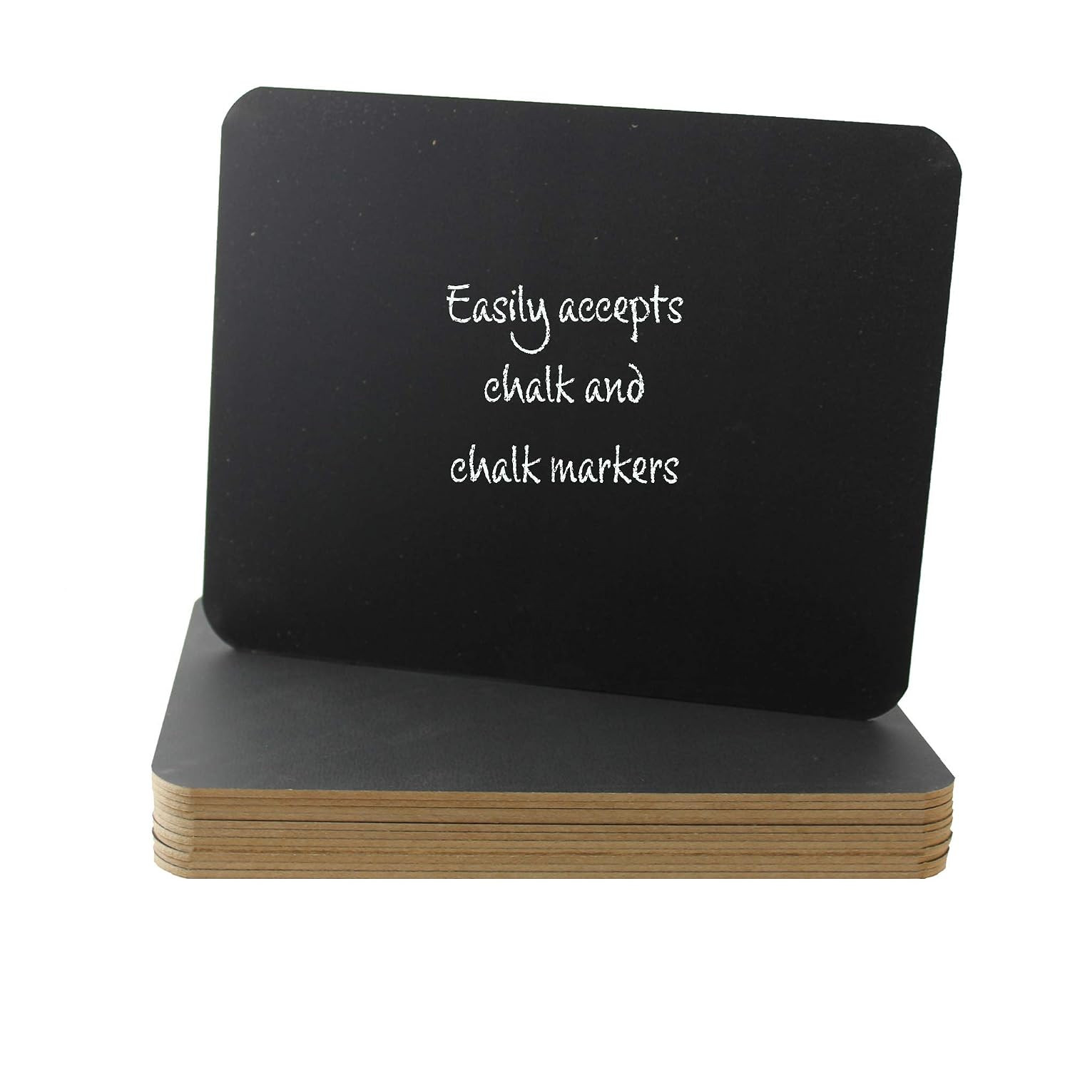 9.5×12 Black Chalkboards 12 Pack Classroom Set Student Menu Chalk Board