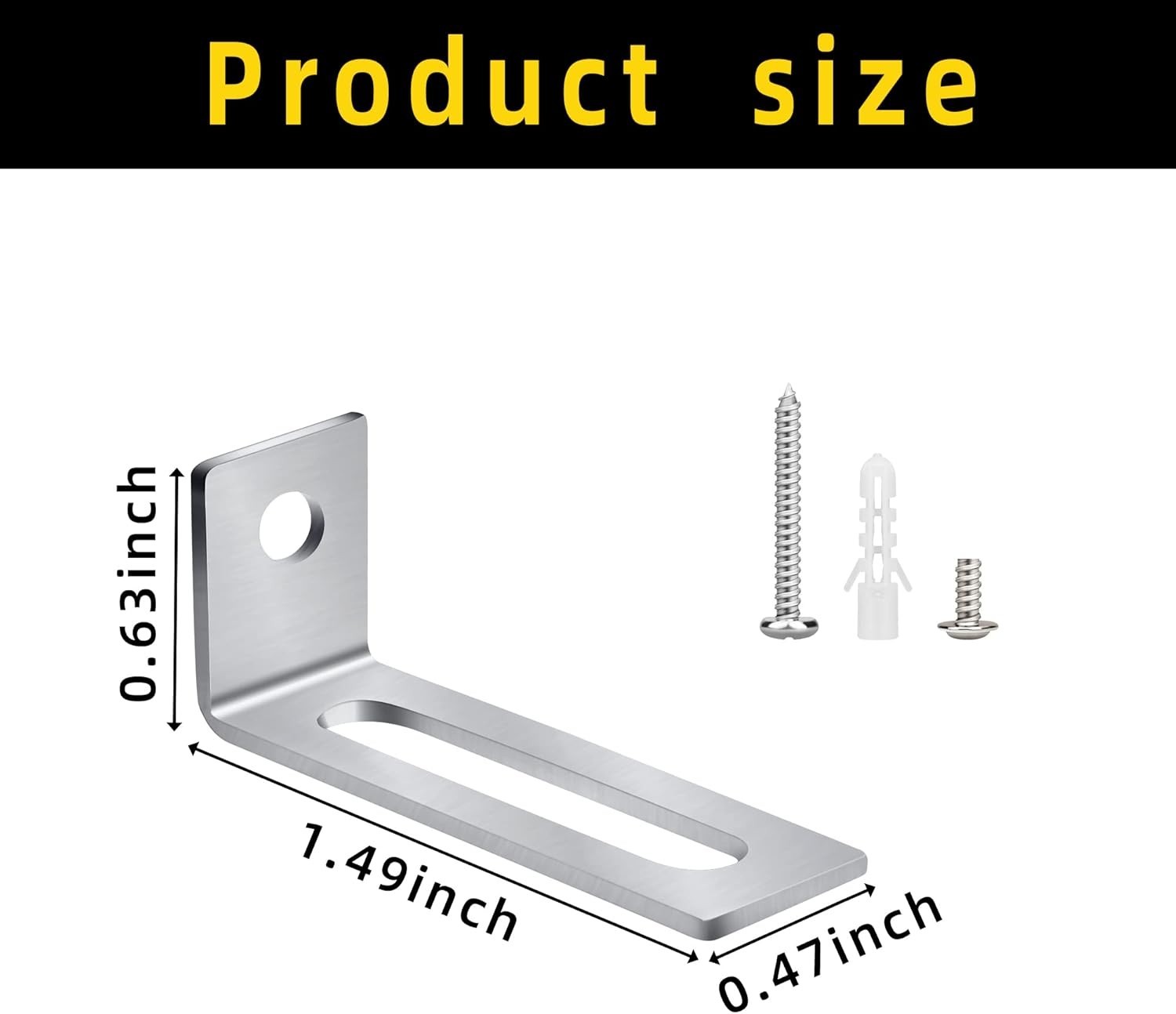 Versatile 30 Set Wall-Mount Whiteboard Hardware: Brackets and Screws Included
