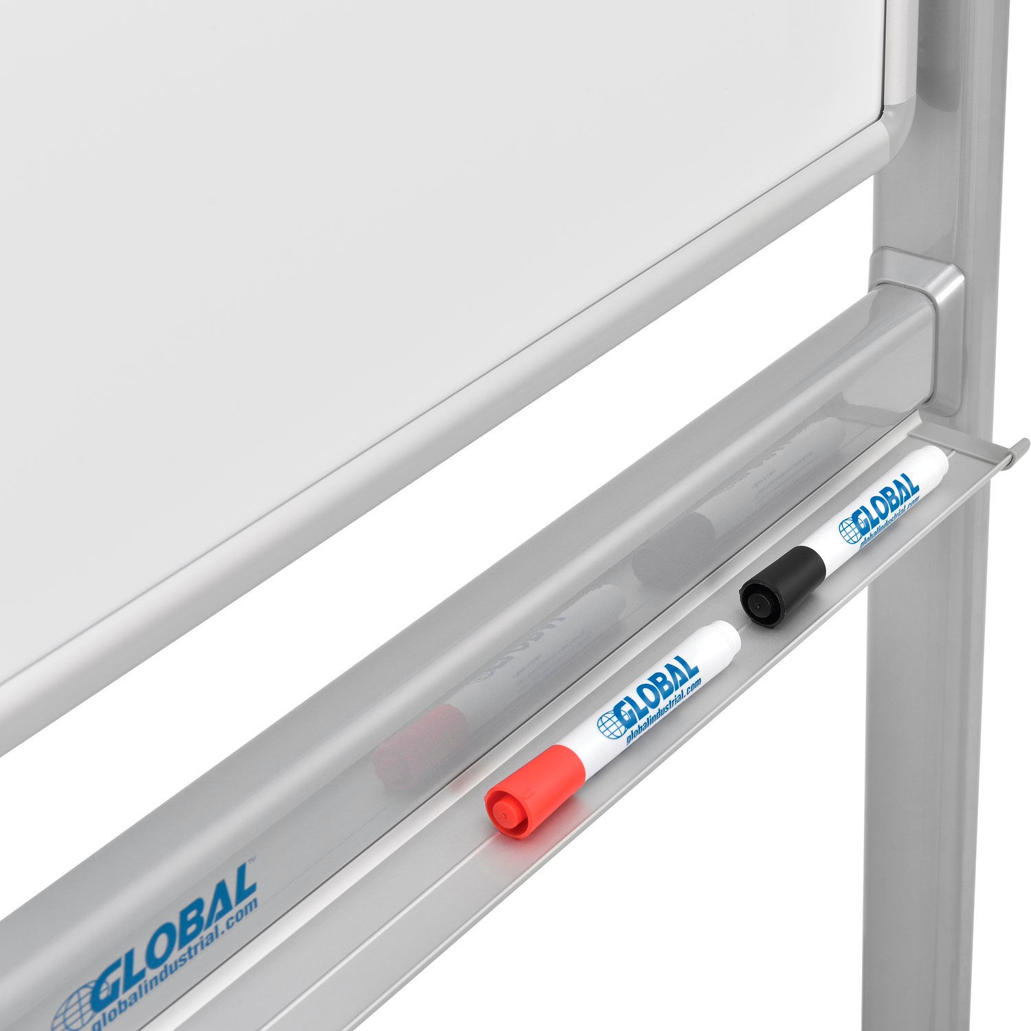 Mobile Double Sided Magnetic Whiteboard 24″W x 36″H