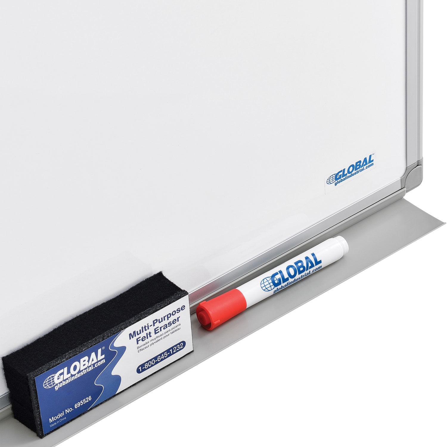 36″W x 24″H Double Sided Melamine Dry Erase Whiteboard 2/Pk