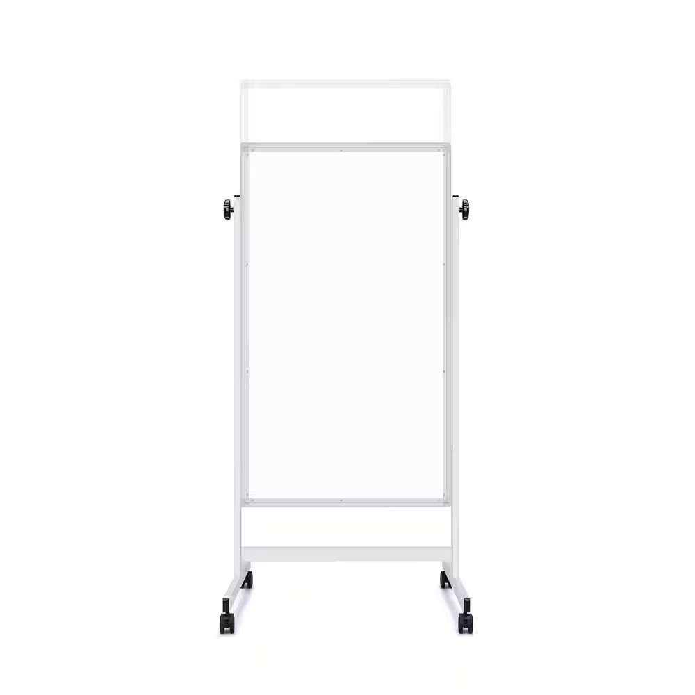 Rolling Bulletin Boards 48 X24 Height Adjustable Whiteboard on Wheels Standing M