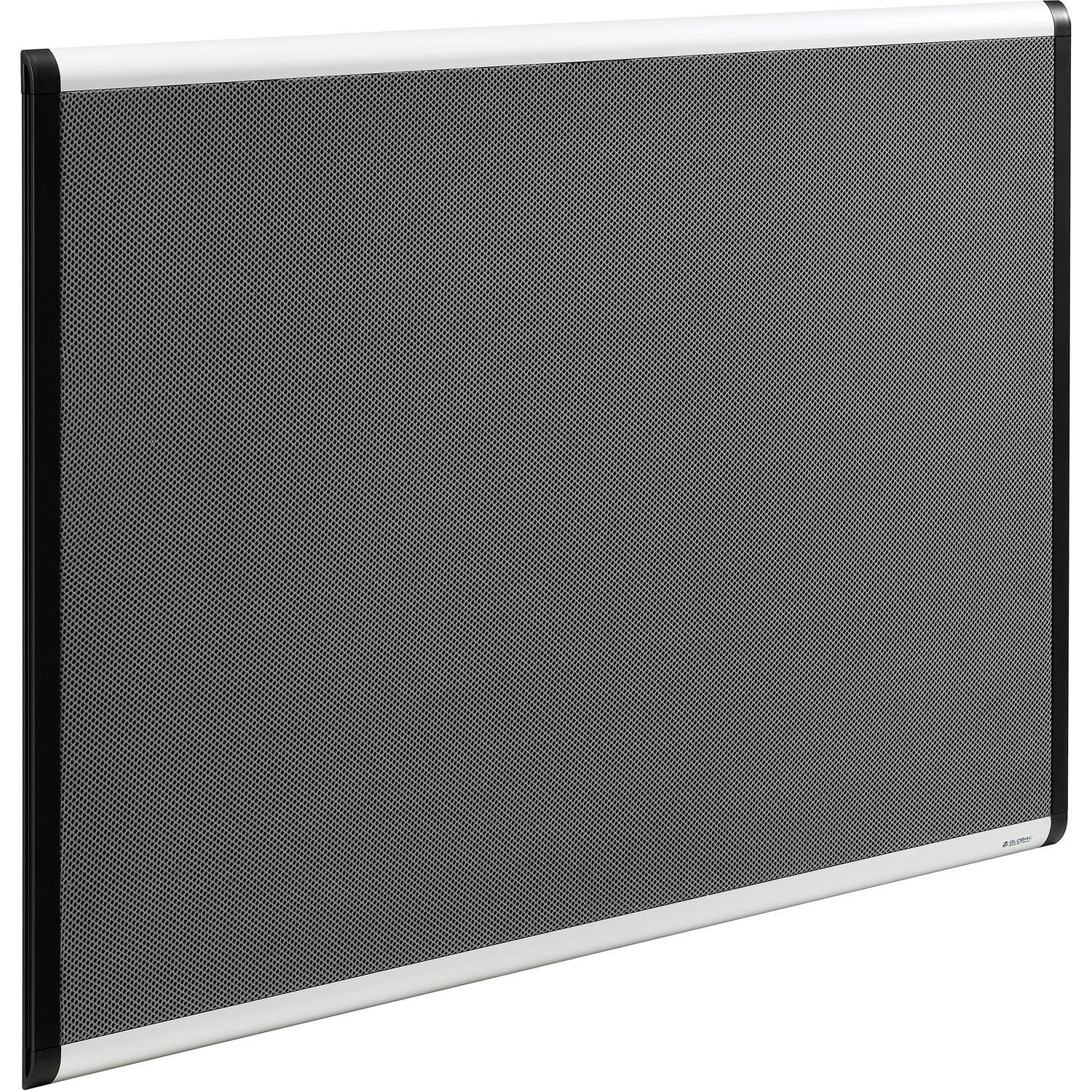 Global Industrial Fabric Mesh Bulletin Board 36″W x 24″H Gray