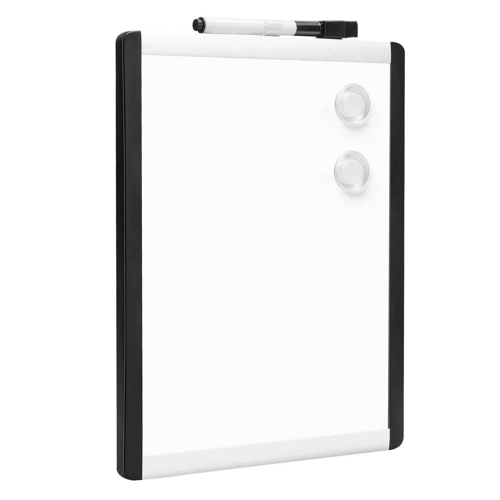 Amazon Basics Small Dry Erase Whiteboard, Magnetic, with 11″W x 8.5″H, White