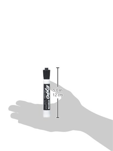 Dry Erase Markers, Low Odor Ink, Black, Chisel Tip, 12 Count – Whiteboard, Ca…