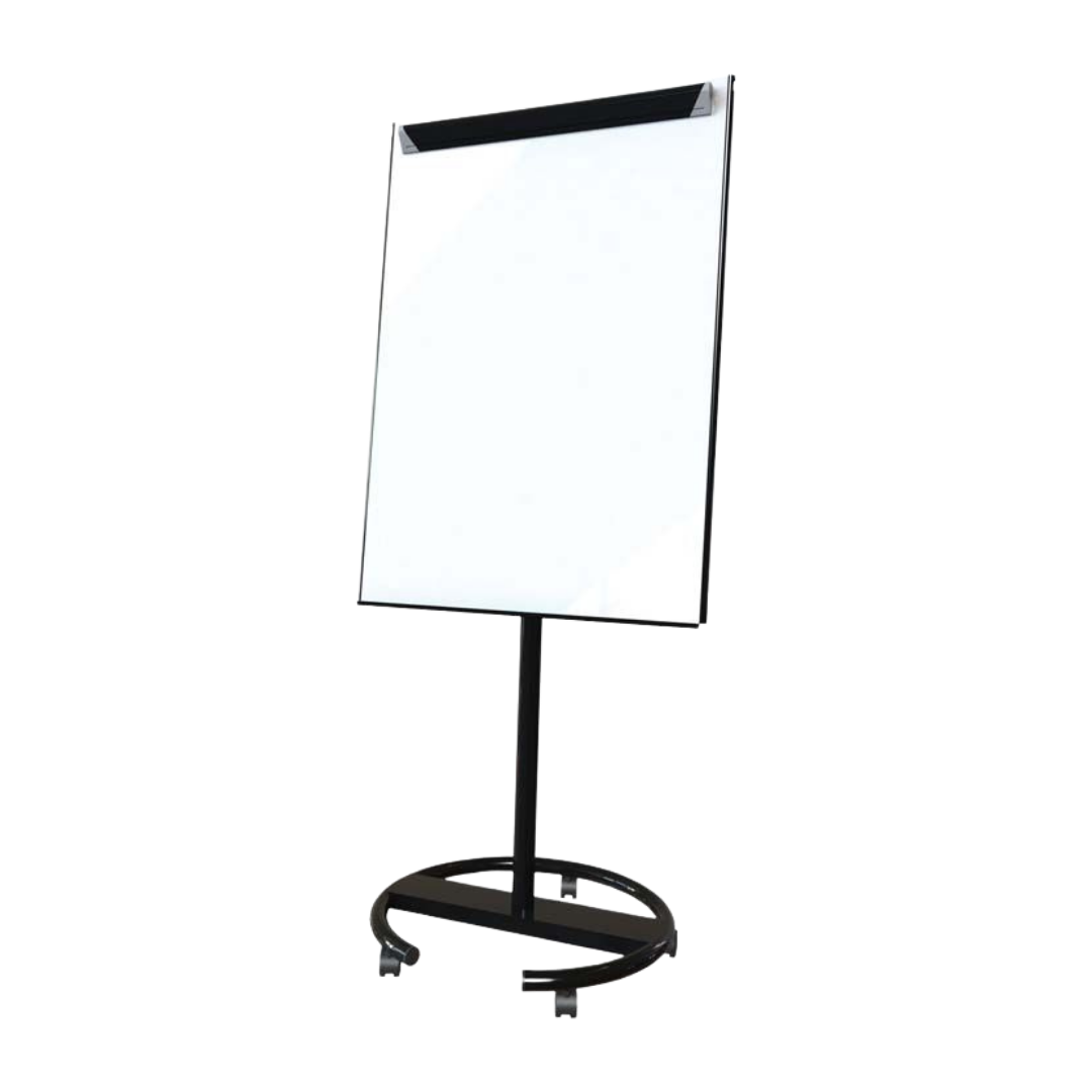 Chevalet de conférence avec tableau blanc